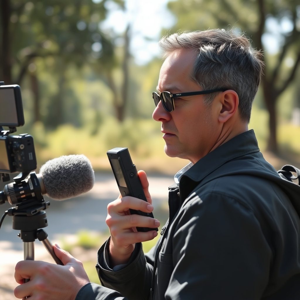 Handheld audio recorder