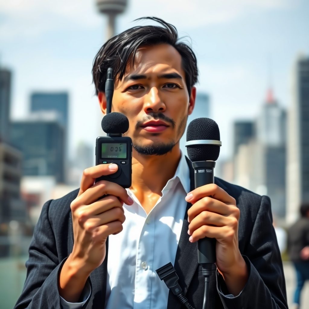 Portable audio equipment for field reporters